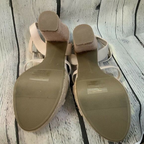 NEW Lauren Conrad Pink Blush Josephine Strappy Chunky Platform Sandals Size 8 - Picture 7 of 8